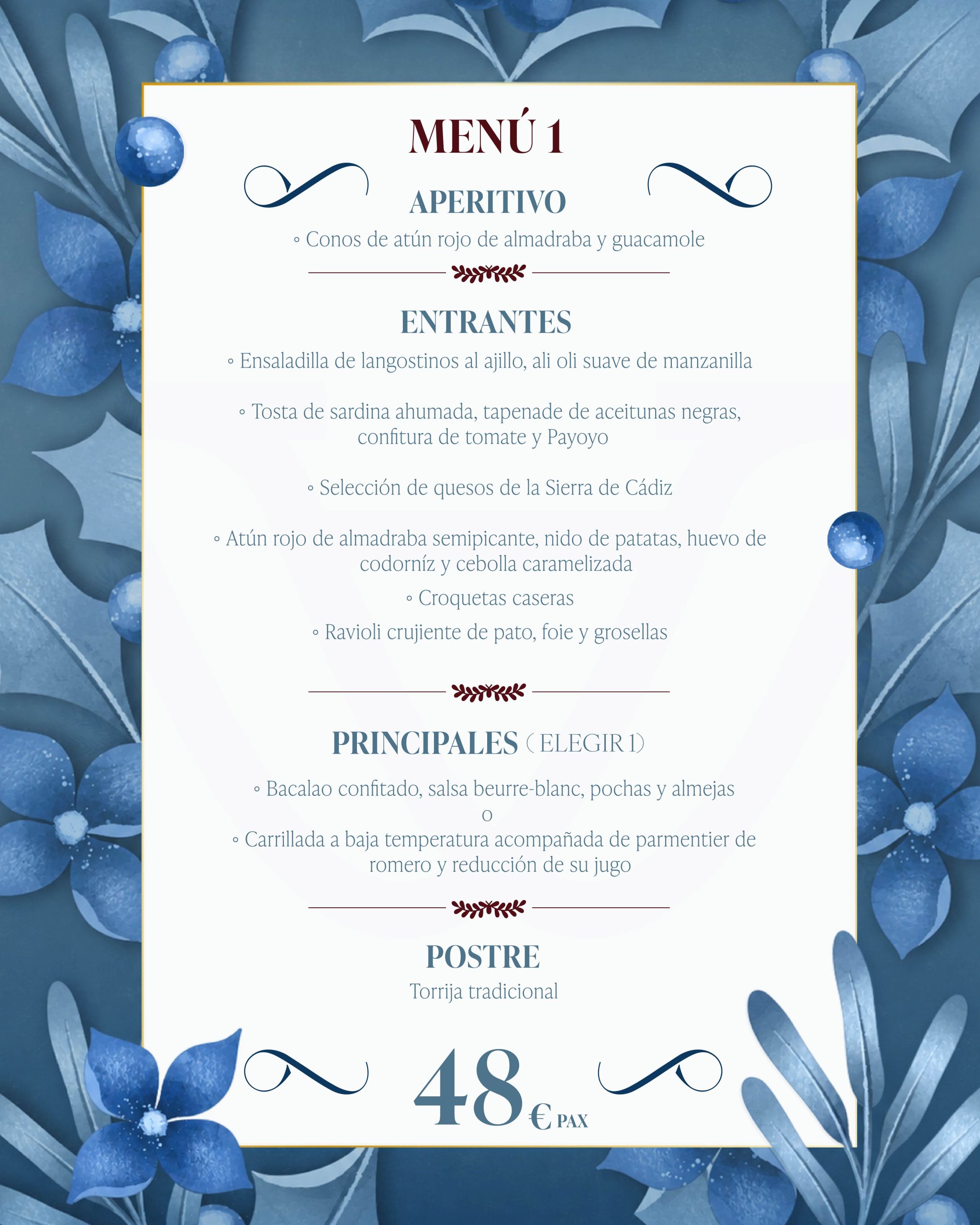 Menú Navidad La Marmita 1
